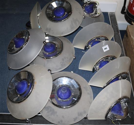 A set of uplighters and others